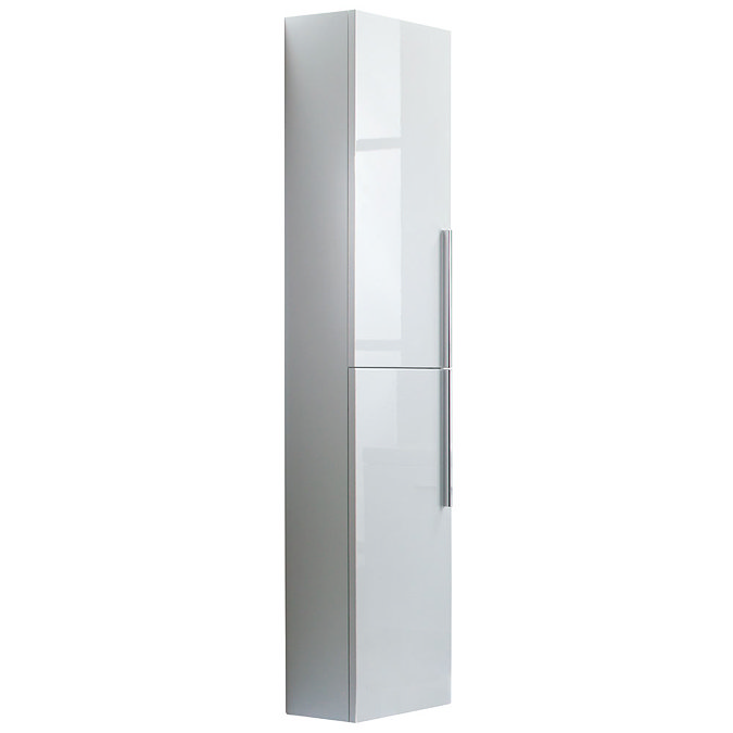 Roper Rhodes 300mm Tall Bathroom Storage Cupboard - Gloss White Large Image