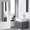 Roper Rhodes 320mm Mirrored Storage Unit - Gloss White Feature Large Image