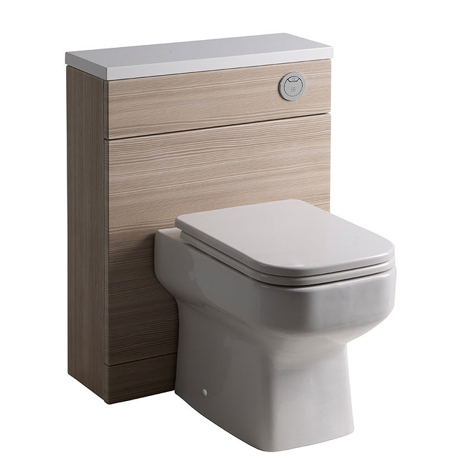 Roper Rhodes 600mm Back to Wall WC Unit & Worktop - Pale Driftwood Large Image