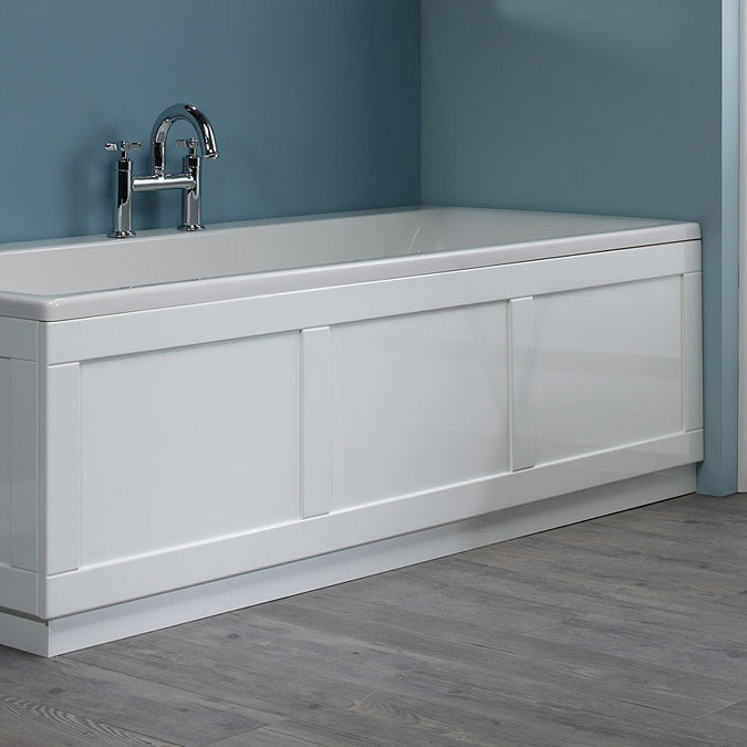 Roper Rhodes 800 Series 1700mm Front Bath Panel - Gloss White Large Image