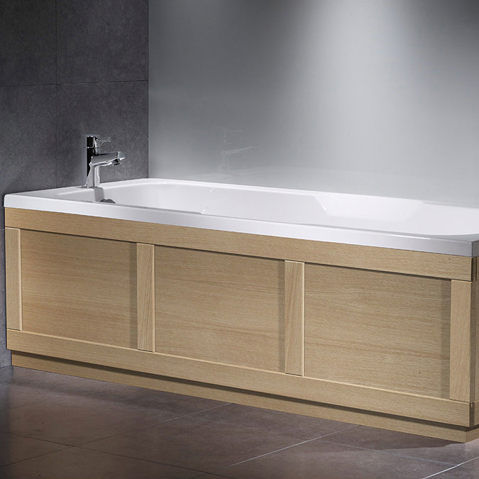 Roper Rhodes 800 Series 1700mm Front Bath Panel - Natural Oak Large Image