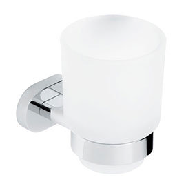 Roper Rhodes Arena Frosted Glass Toothbrush Holder - 5716.02 Medium Image