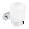 Roper Rhodes Arena Frosted Glass Toothbrush Holder - 5716.02 Large Image