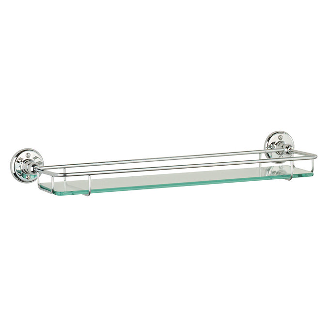 Roper Rhodes Avening Toughened Clear Glass Gallery Shelf - 4912.02 Large Image