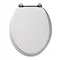 Roper Rhodes Axis Wooden Toilet Seat - White Large Image