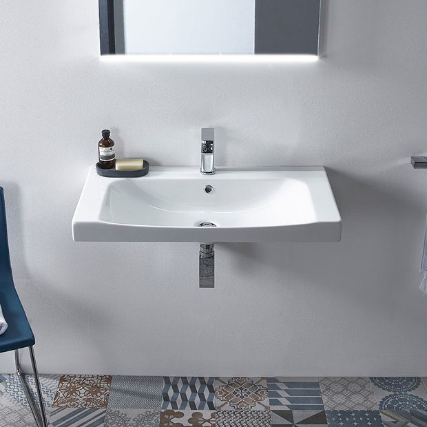 Roper Rhodes Breathe 810mm Countertop or Wall Mounted Basin - BRE800C Profile Large Image
