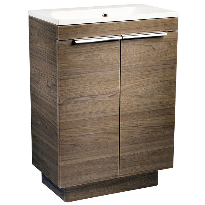 Roper Rhodes Cypher 600mm Freestanding Unit - Dark Elm Large Image