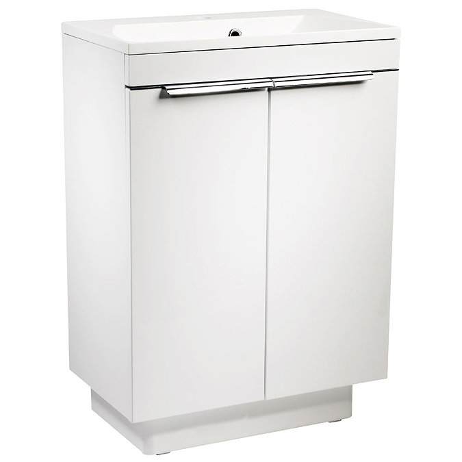 Roper Rhodes Cypher 600mm Freestanding Unit - Gloss White Large Image