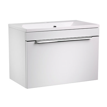 Roper Rhodes Cypher 600mm Wall Mounted Unit - Gloss White Profile Large Image