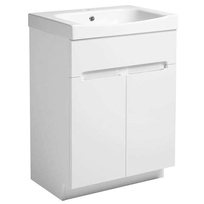 Roper Rhodes Diverge 600mm Freestanding Unit - Gloss White Large Image