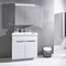 Roper Rhodes Diverge 800mm Freestanding Unit - Gloss White Feature Large Image