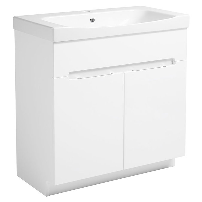 Roper Rhodes Diverge 800mm Freestanding Unit - Gloss White Large Image