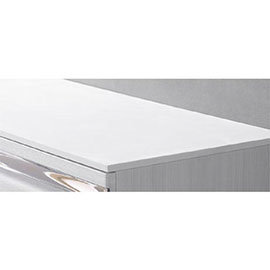 Roper Rhodes Diverge 800mm Solid Surface Worktop with Supports - DIV8SSWKIT Medium Image
