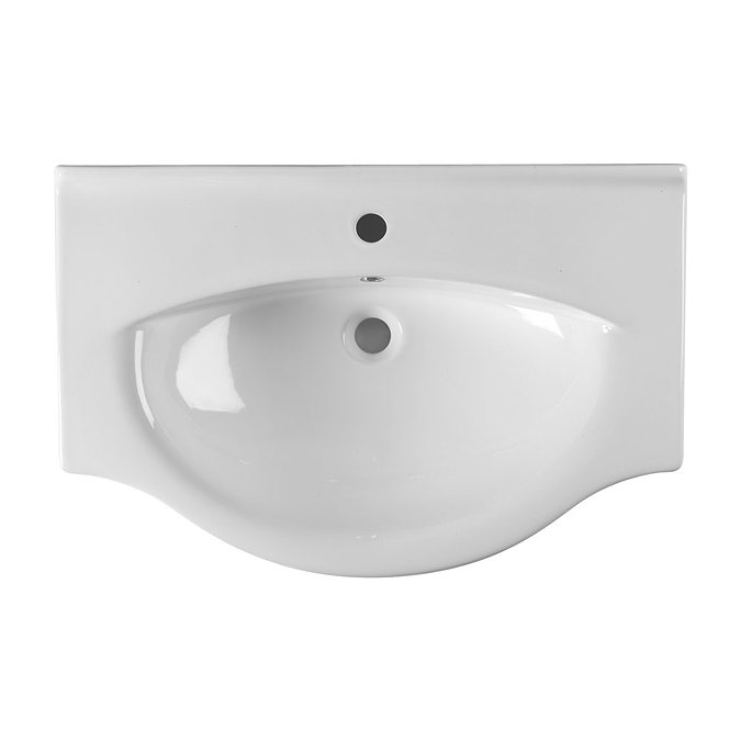 Roper Rhodes Eden 550mm Ceramic Basin - EDBT550W Large Image