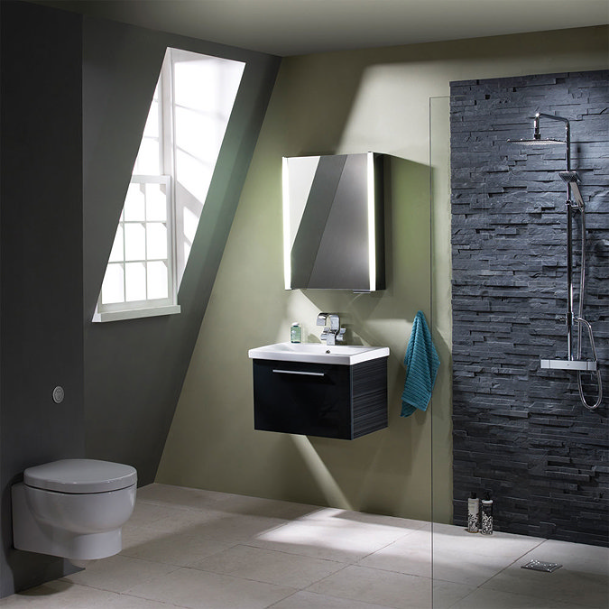 Roper Rhodes Envy 600mm Wall Mounted Unit - Anthracite Profile Large Image