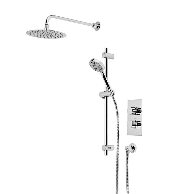 Roper Rhodes Event Round Concealed Dual Function Shower System - SVSET42 Large Image