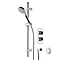 Roper Rhodes Event Round Dual Function Shower System with Bath Filler - SVSET21 Large Image