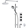 Roper Rhodes Event Round Triple Function Shower System with Bath Filler - SVSET22 Large Image
