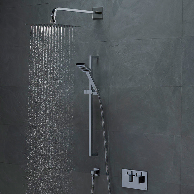 Roper Rhodes Event Square Concealed Dual Function Shower System - SVSET41 In Bathroom Large Image