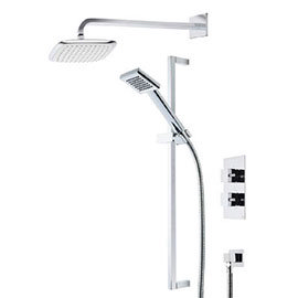 Roper Rhodes Event Square Dual Function Shower System with Fixed Shower Head - SVSET17 Medium Image