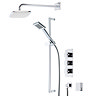 Roper Rhodes Event Square Triple Function Shower System with Bath Filler - SVSET19 Large Image