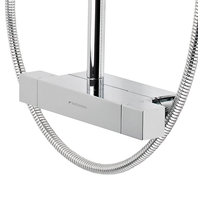 Roper Rhodes Factor Exposed Dual Function Shower System with Accessory Shelf - SVSET36 Profile Large