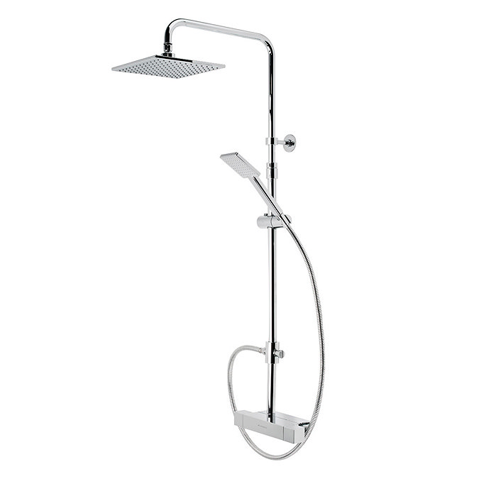 Roper Rhodes Factor Exposed Dual Function Shower System with Accessory Shelf - SVSET36 Large Image