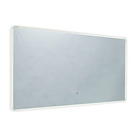 Roper Rhodes Frame 1200mm LED Illuminated Rectangular Mirror - Gloss White - FR120SW Medium Image