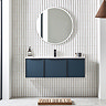 Roper Rhodes Frame 1200mm Wall Mounted Vanity Unit & Isocast Basin - Derwent Blue  Feature Large Ima