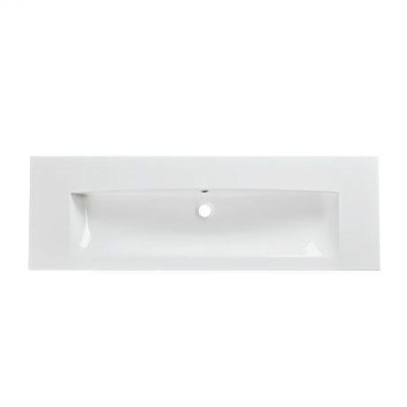 Roper Rhodes Frame 1200mm Wall Mounted Vanity Unit & Isocast Basin - Derwent Blue  Profile Large Ima