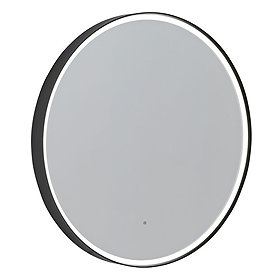 Roper Rhodes Frame 800mm LED Illuminated Round Mirror - Grey - FR80RG Large Image