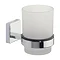 Roper Rhodes Glide Frosted Glass Toothbrush Holder - 9516.02 Large Image