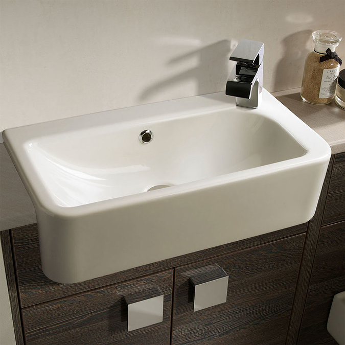 Roper Rhodes Geo 540mm Slimline Semi-Countertop Basin - G2SCBAS Feature Large Image