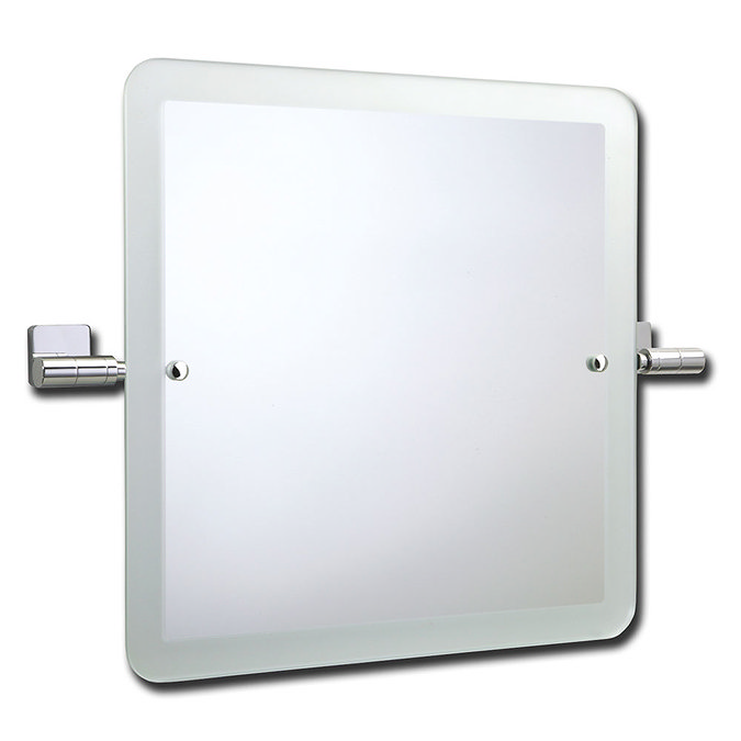 Roper Rhodes Glide Square Swivel Mirror with Frosted Edge - 9504.02 Large Image