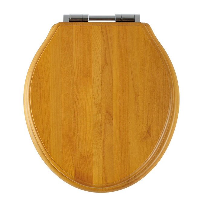 Roper Rhodes Greenwich Wooden Soft Close Toilet Seat - Antique Pine Large Image