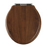 Roper Rhodes Greenwich Wooden Soft Close Toilet Seat - Walnut Large Image