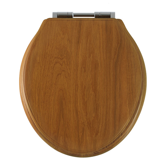 Roper Rhodes Greenwich Wooden Soft Close Toilet Seat - Honey Oak Large Image