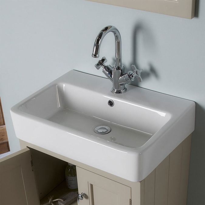 Roper Rhodes Hampton 550mm Countertop Unit & Basin - Mocha Profile Large Image