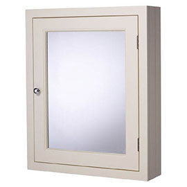 Roper Rhodes Hampton 565mm Mirror Cabinet - Chalk White Medium Image