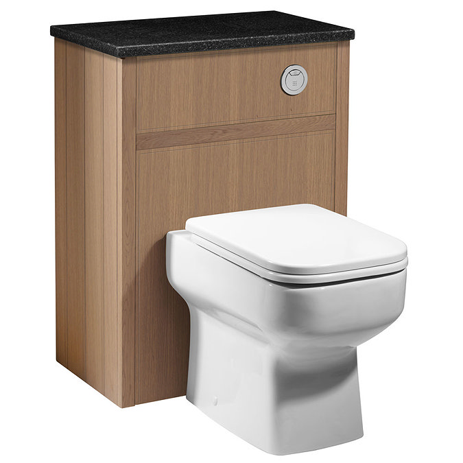 Roper Rhodes Hampton 600mm Back to Wall WC Unit - Natural Oak Large Image