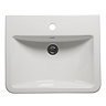Roper Rhodes Hampton 600mm Semi-Countertop Unit & Basin - Chalk White Profile Large Image
