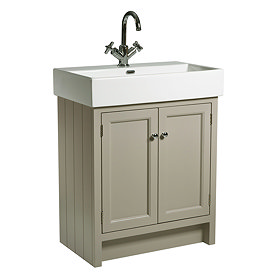 Roper Rhodes Hampton 700mm Countertop Unit & Basin - Mocha Large Image