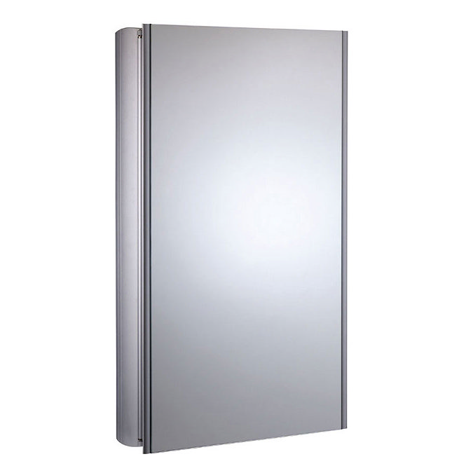 Roper Rhodes Limit Slimline Mirror Cabinet - Aluminium - AS415ALSLP Large Image