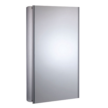 Roper Rhodes Limit Slimline Mirror Cabinet - Aluminium - AS415ALSLP Profile Large Image