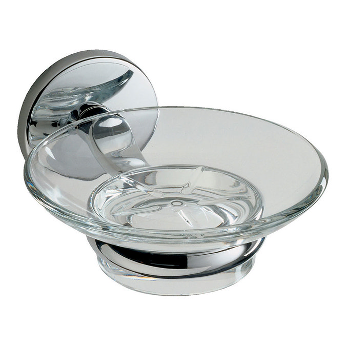 Roper Rhodes Lincoln Glass Soap Dish & Holder - 73014 Large Image