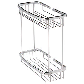 Roper Rhodes Madison Double Bottle Basket - WB90.02 Large Image