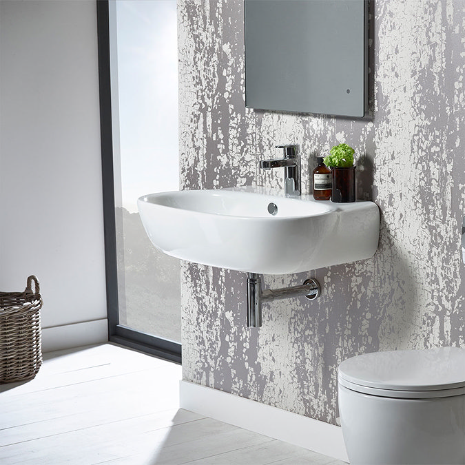Roper Rhodes Memo 700mm Wall Mounted or Countertop Basin - ME70SB Feature Large Image
