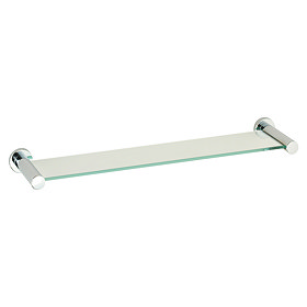 Roper Rhodes Minima Toughened Clear Glass Shelf - 6912.02 Large Image