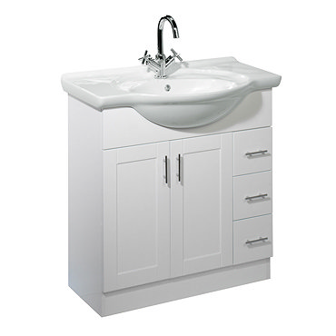 Roper Rhodes New England 800mm Freestanding Unit with Chrome Handles Profile Large Image
