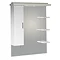 Roper Rhodes New England 800mm Mirror with Shelves, Cupboard & Canopy Large Image